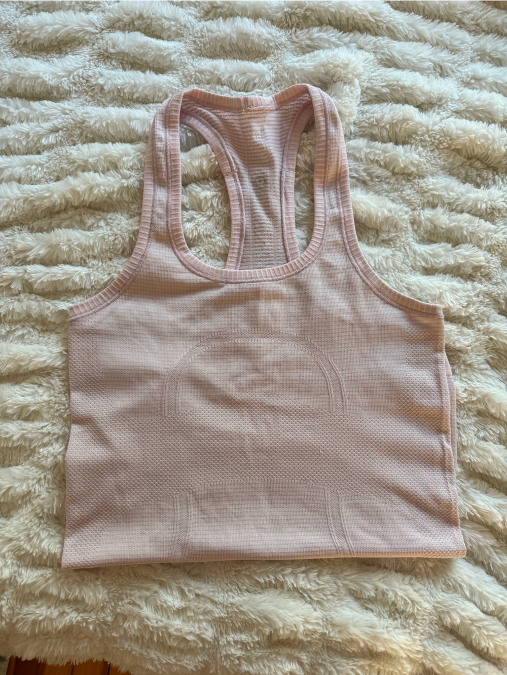 lululemon athletica Swiftly Tech Racerback Tank Top Hip Length in light pink